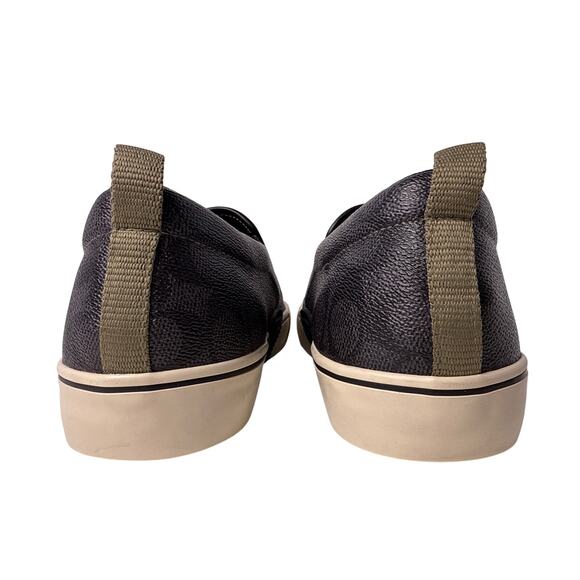 Coach Signature Rexy Sneakers Slip On Men's 11D Medium Signature Coated Canvas - Picture 8 of 14